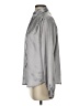 Kathie Lee Metallic Silver Long Sleeve Blouse Size S - photo 5