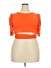 Shein Curve Orange Short Sleeve Top Size 2X - photo 1