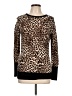 Worthington Animal Print Brown Pullover Sweater Size L - photo 1