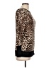 Worthington Animal Print Brown Pullover Sweater Size L - photo 4