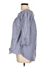 Do & Be 100% Cotton Blue 3/4 Sleeve Blouse Size L - photo 5