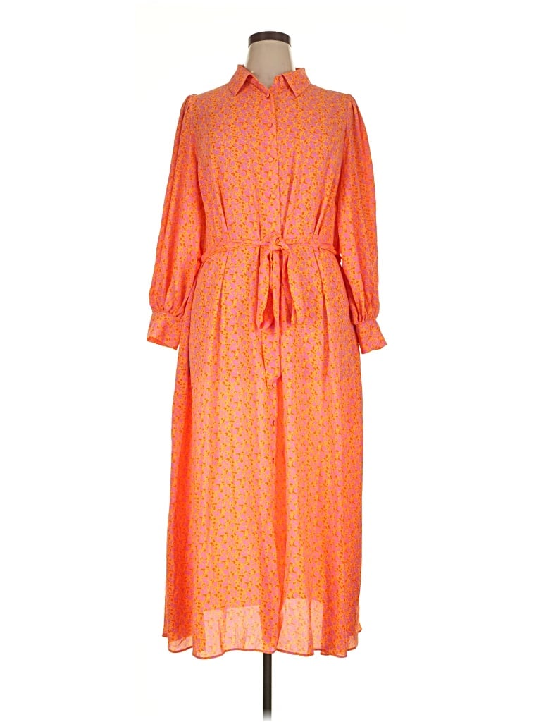 Pre-owned Alexis Casual Dress In Orange