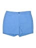Lane Bryant Solid Blue Shorts Size 14 - photo 1