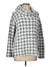 Tribal Houndstooth Silver Pullover Sweater Size L - photo 1