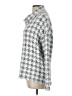 Tribal Houndstooth Silver Pullover Sweater Size L - photo 5