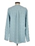 Unbranded 100% Polyester Blue Long Sleeve Blouse Size S - photo 2