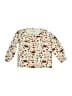 Lilly & Sid 100% Cotton Print Ivory Long Sleeve Button-Down Shirt Size 12-18 mo - photo 1
