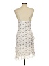 Caution to the Wind 100% Polyester Floral Ivory Casual Dress Size L - photo 2