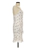 Caution to the Wind 100% Polyester Floral Ivory Casual Dress Size L - photo 4