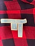 Draper James 100% Rayon Plaid Red Long Sleeve Button-Down Shirt Size 2 - photo 7