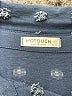 HOTOUCH 100% Polyester Polka Dots Blue Short Sleeve Blouse Size S - photo 7