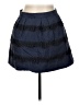 J.Crew 100% Silk Solid Blue Silk Skirt Size 8 - photo 1