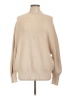 Cyrus Solid Tan Turtleneck Sweater Size L - photo 1