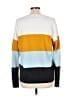 French Connection Color Block Yellow Pullover Sweater Size L - photo 2