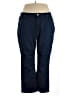 Catherines Solid Blue Casual Pants Size 28 waist - photo 1