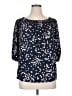 J.Jill Black 3/4 Sleeve Blouse Size XL - photo 1