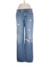 Ann Taylor LOFT 100% Cotton Hearts Blue Jeans Size 6 - photo 1