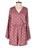 Blue Rain Hearts Burgundy Romper Size XXS - photo 1