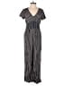Hollister 100% Viscose Stripes Black Jumpsuit Size XS - photo 1