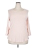 Chico's Pink 3/4 Sleeve Top Size XL - photo 1