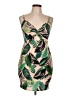ASOS Tropical Green Cocktail Dress Size 10 - photo 1