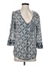 Fred David Gray 3/4 Sleeve Blouse Size S - photo 1