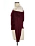 Unbranded 100% Acrylic Burgundy Pullover Sweater Size L - photo 5