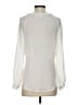 P. Cill 100% Polyester Ivory White Long Sleeve Blouse Size S - photo 2