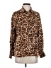 Sofia Jeans by Sofia Vergara 100% Polyester Animal Print Brown Long Sleeve Blouse Size XS - photo 1