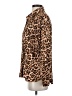 Sofia Jeans by Sofia Vergara 100% Polyester Animal Print Brown Long Sleeve Blouse Size XS - photo 5
