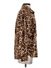 Sofia Jeans by Sofia Vergara 100% Polyester Animal Print Brown Long Sleeve Blouse Size XS - photo 4