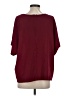 Bobeau Burgundy Short Sleeve Top Size S - photo 2