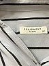 Equipment 100% Silk Stripes Silver Long Sleeve Silk Top Size S - photo 6