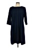 Links Solid Blue Casual Dress Size L - photo 1