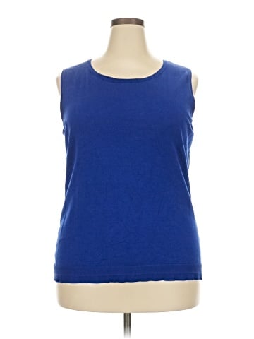 August Silk Sleeveless T-Shirt (view 1)