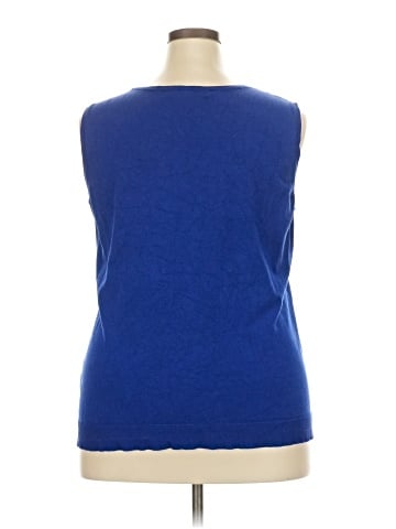August Silk Sleeveless T-Shirt (view 2)