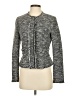 Ann Taylor Tweed Gray Green Jacket Size 4 - photo 1