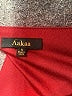 AaKaa 100% Polyester Burgundy Casual Dress Size S - photo 7