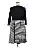 Design History Houndstooth Black Casual Dress Size 2X - photo 2