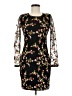 Olivaceous 100% Polyester Floral Black Cocktail Dress Size M - photo 1