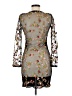 Olivaceous 100% Polyester Floral Black Cocktail Dress Size M - photo 2