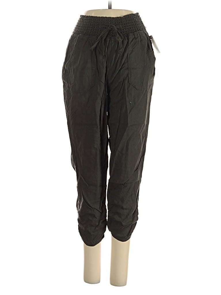 Rewash Linen Pants In Black