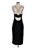 Unbranded Solid Black Cocktail Dress Size XS (estimated) - photo 2
