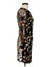 Olivaceous 100% Polyester Floral Black Cocktail Dress Size M - photo 4