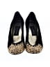 Stuart Weitzman Animal Print Black Gold Heels Size 9 (narrow) - photo 2