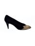 Stuart Weitzman Animal Print Black Gold Heels Size 9 (narrow) - photo 1