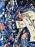 Nicole Miller Studio Paisley Blue Casual Dress Size 4 - photo 8