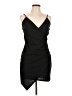 Unbranded Solid Black Cocktail Dress Size L - photo 1