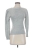 Looking Good Chevron-herringbone Silver Turtleneck Sweater Size S (estimated) - photo 1