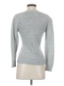 Looking Good Chevron-herringbone Silver Turtleneck Sweater Size S (estimated) - photo 2